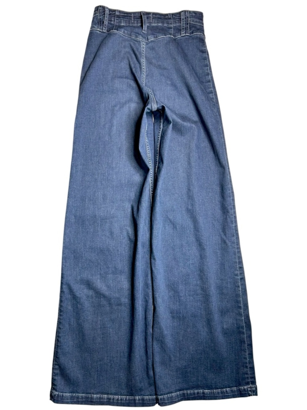 Free People We The Free Libre Wide Leg Jeans Dark Wash High Rise Sz 27 - Picture 4 of 13